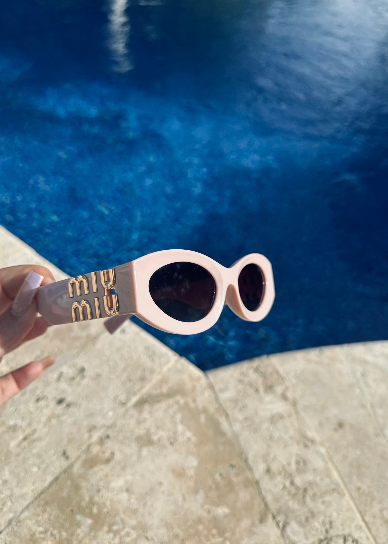 Baby pink MM Sunglasses